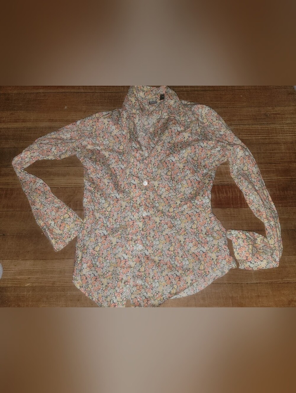 Women's Floral Button-Down Shirt - Pink Multi Small Saks 5th AVE -2